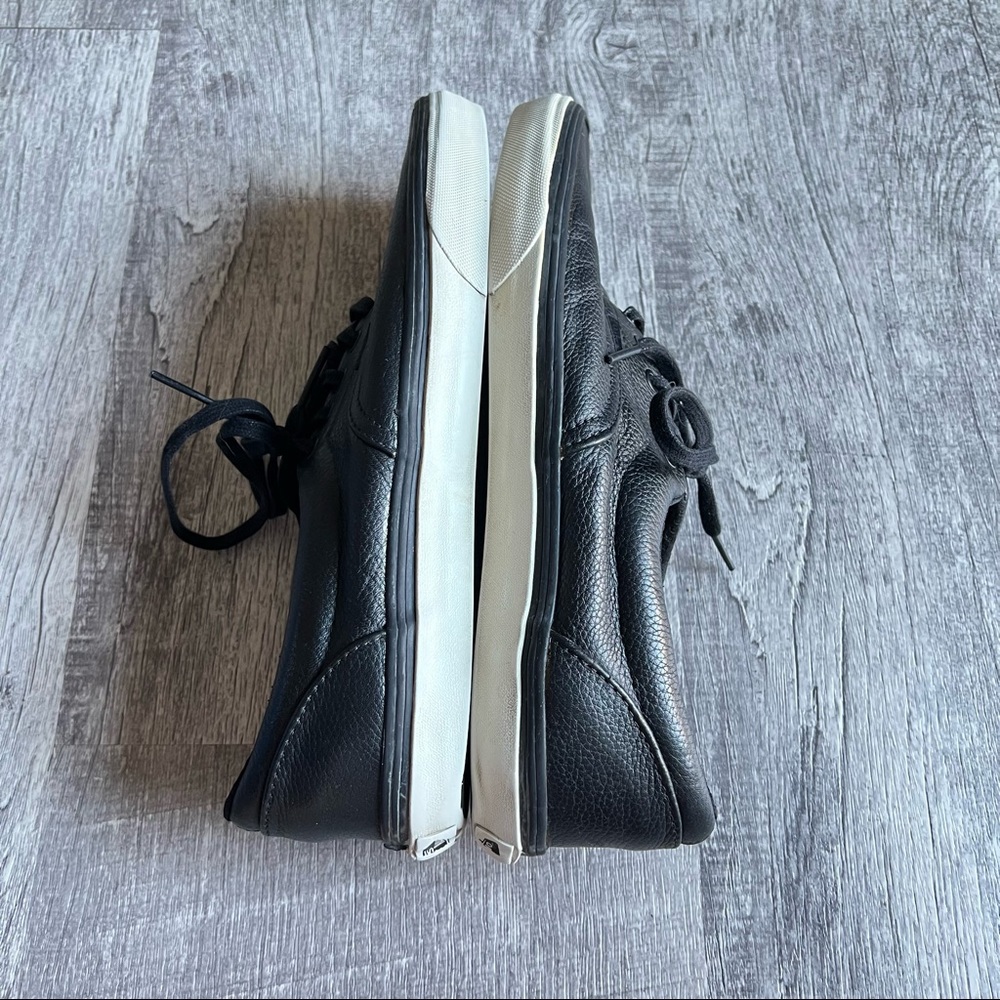 Vans California Since 1966 Black Leather Lace-Up Sneakers Size 11.5 - Picture 5 of 10